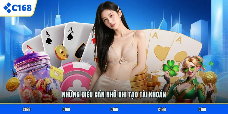 Những điều cần nhớ khi tạo tài khoản